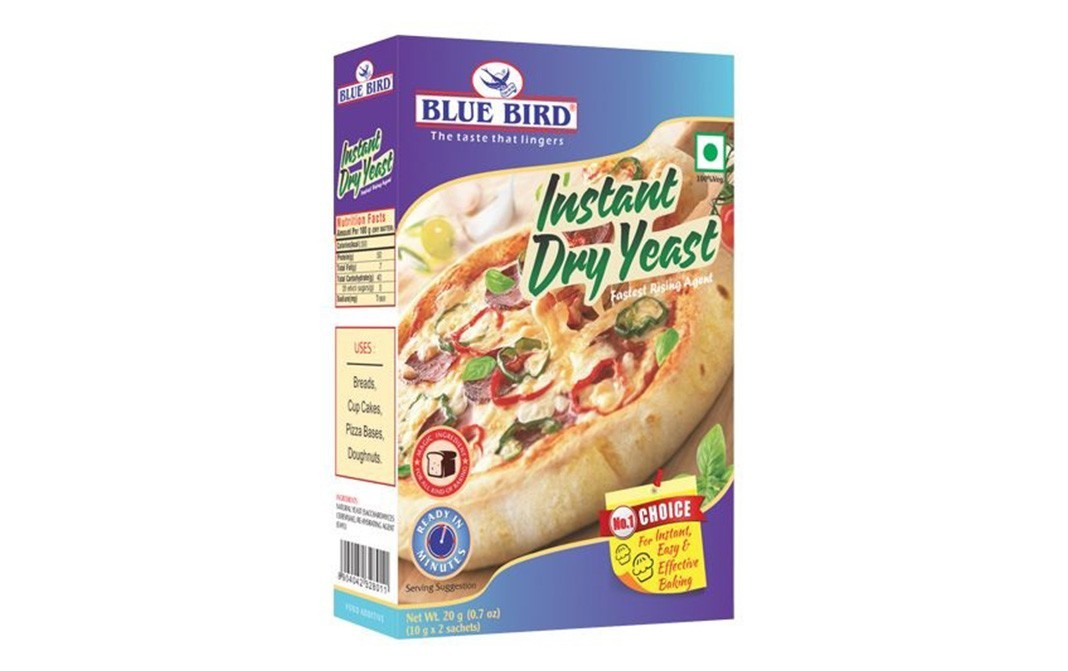 Blue Bird Instant Dry Yeast    Box  20 grams